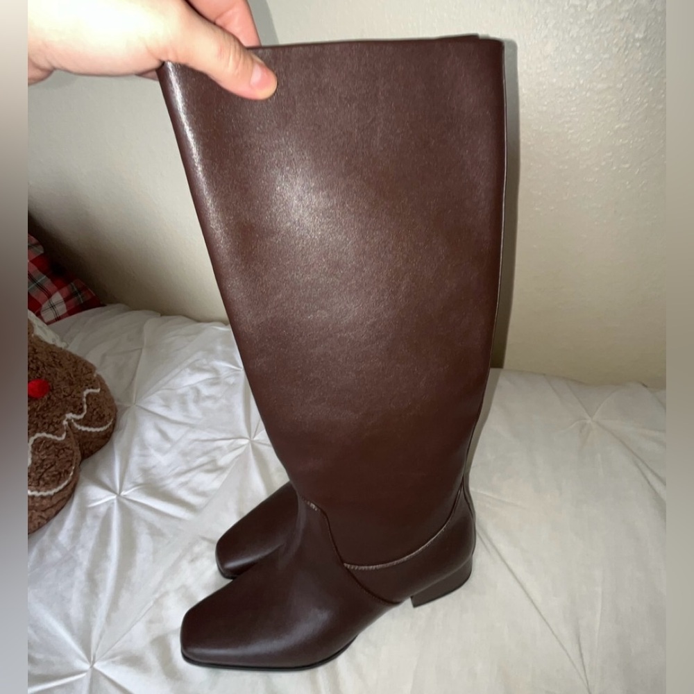 NWOT Target Universal Thread Calf-High Chocolate … - image 3